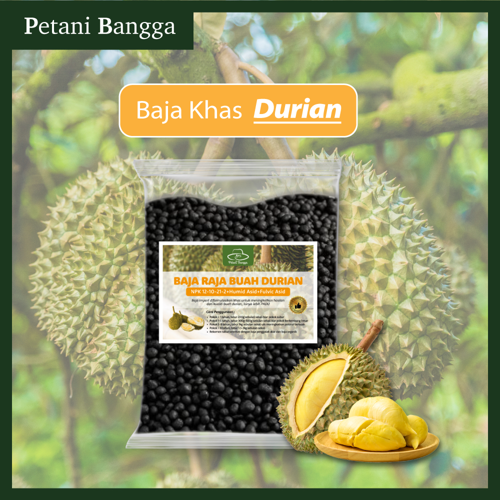 [KHAS SERIES] BAJA KHAS DURIAN | Baja Raja Buah Durian | Baja Premium & Import | Baja 12-10-21-2+Humik/Fulvik Asid