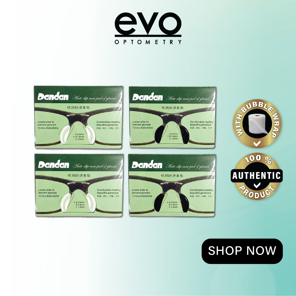 evo Dandan English Version Anti Slip Silicone Nose Pad of Glasses Sticker For Spectacles Sunglass