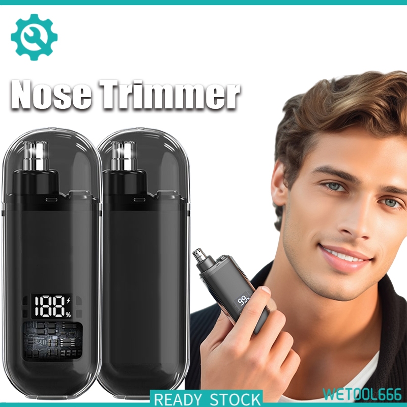 Rechargeable Nose Hair Trimmer To Clean Nostril Hair Mini Shaver Nose Hair Removal Kit pencukur gunting