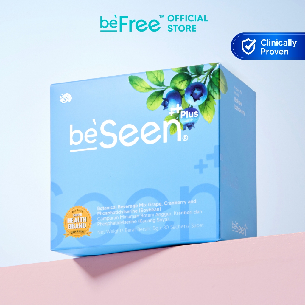 【1-2 Month Supply】BeFree BeSeen Plus Vitamin Eye-Brain Booster (30 Sachets)