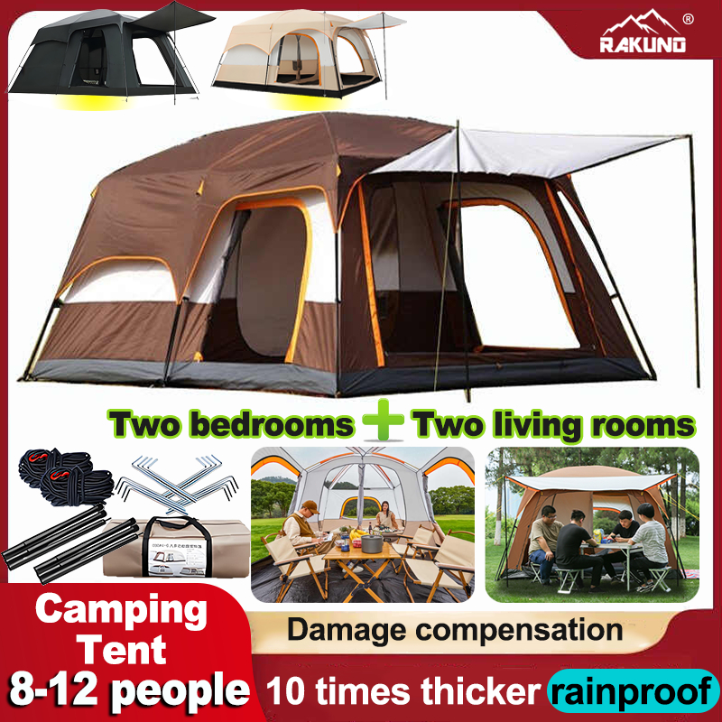 RAKUNO💥10-14 Person💥 khemah unta Large Camping Tent Family Tent Outdoor