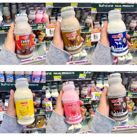 SUSU MEIJI BRAND ORIGINAL 7E PRODUCT OF THAILAND 200ML HALAL