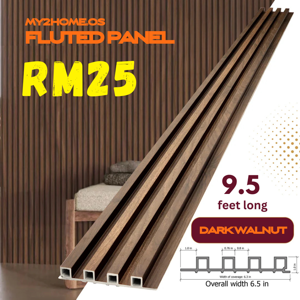 Fluted wall panel Fluted Panel WPC wall panel 2.9m PVC fluted wall Wood Strips Wall Decoration