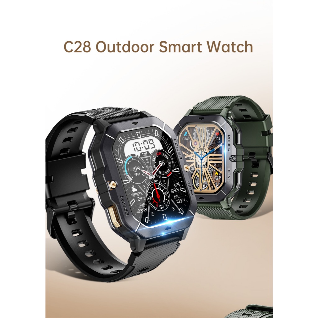 2026 OUTDOOR SMART WATCH ANTISHOCK CHATGPT AI SPORT HD LONG BATTERY WATERPROOF HEAD RESISTANT