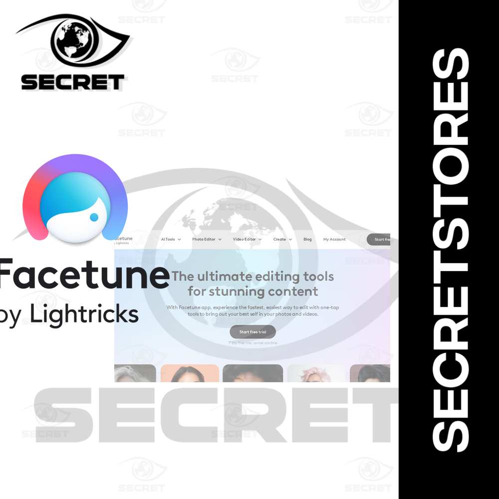 Facetune VIP Ai Photo & Video Editor for Flawless Selfies, Retouching & Social Media Content