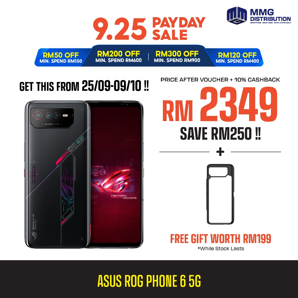 [MY Set] Asus ROG Phone 7 / ROG 6 (16+512GB | 12+256GB) - READY STOCK, rog 7 rog phone 6 rog phone 6D