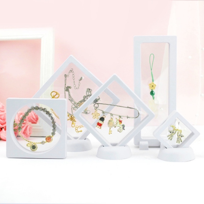 Kotak Hadiah Brooch Jewelery 3D Gift Box Ring Necklace Jewelry Box Butang 9x9cm 7x7cm