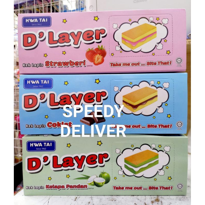 18pcs Hwa Tai D'layer Chocolate Cake/Strawberries Cake/Coconut Cake