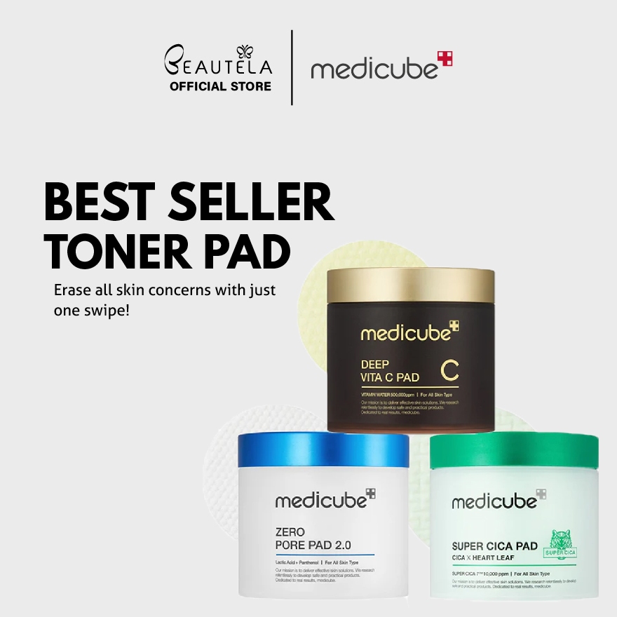 Medicube Viral Toner Pads Skincare [ Pore Care | Dark Spots | Exfoliate | Blackheads ]