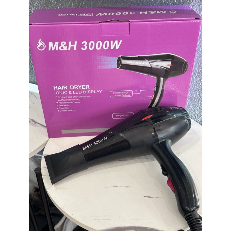 3000w HAIR DRYER (蓝光+负离子）