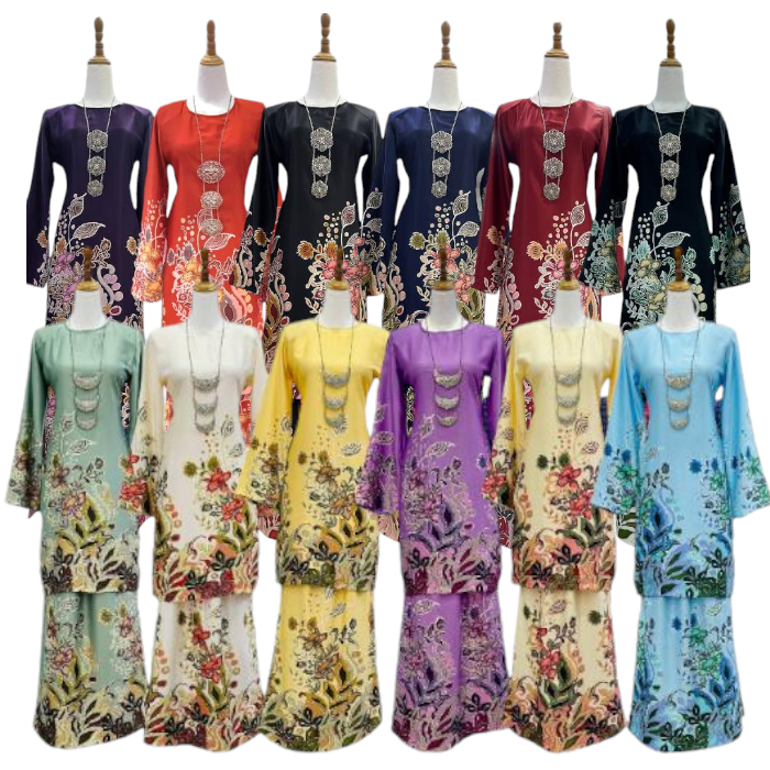 NEW COLLECTION BATIK / KURUNG DAHLIA BATIK MALAYSIA / KURUNG BATIK MALAYSIA / BATIK Clothing Wanita
