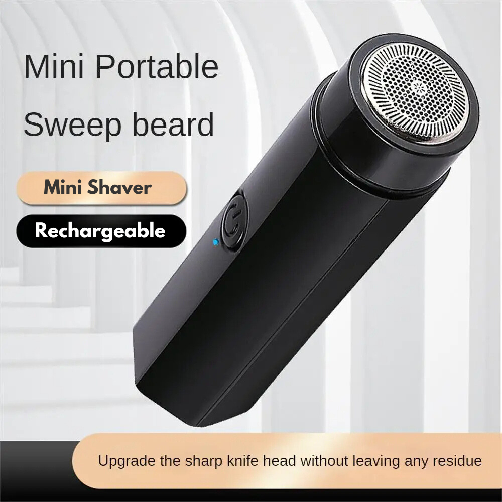 Men Shaver Mini Travel Trim Portable USB Charging Trimmer Man Beard Mustache Grooming Mesin Pencukur Cukur Misai Jambang