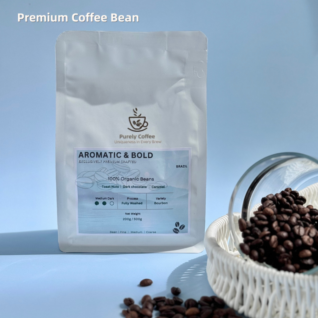 【Aromatic & Bold】 100% Coffee Bean Premium Series