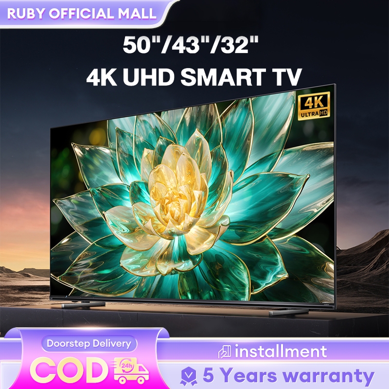 Smart TV 4K UHD Android TV 50 Inch With WiFi/YouTube/MYTV/Netflix/Hdmi LED TV 5 Years Warranty