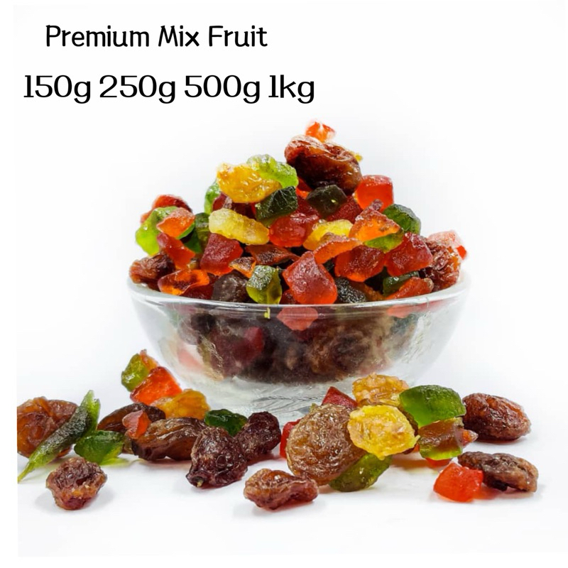 Buah Campuran Kering (Mix Fruit) 150g 250g 500g 1kg