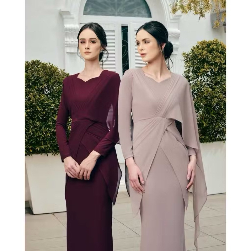 DRESS RAYA 2025 (HOT DESIGN) /BRIDESMAID DRESS/BAJU TUNANG/BAJU KONVO
