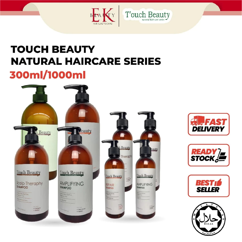 Touch Beauty Natural Haircare Series Shampoo And Conditioner (300ml/1000ml)
