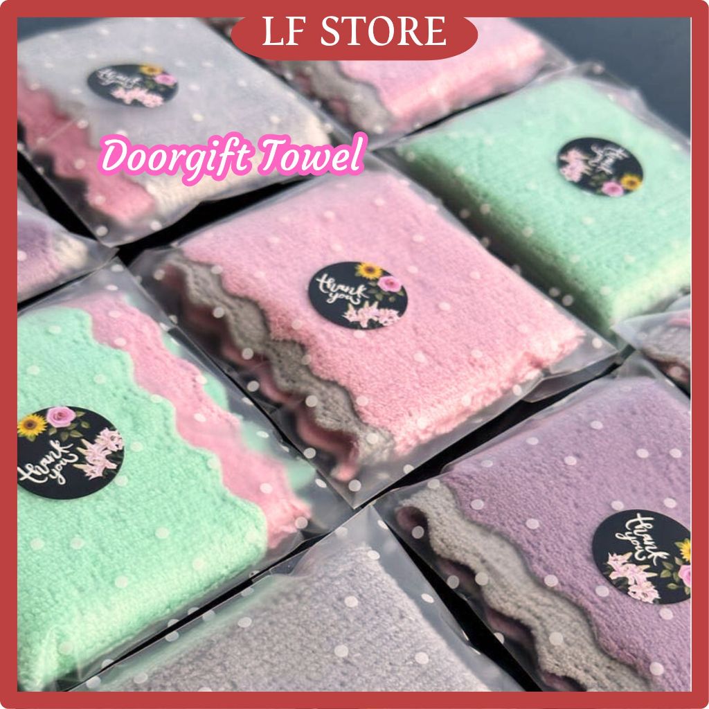 ?《READY STOCK》Doorgift Towel/Doorgift Kahwin Cantik, Murah, Aqiqah, Tunang, Nikah & Kenduri | Hadiah Cenderahati