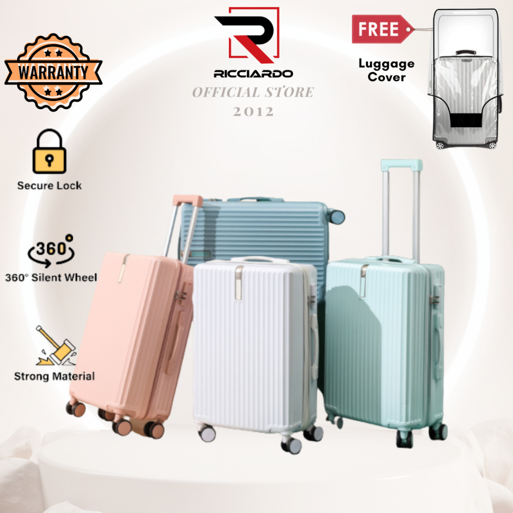 RICCIARDO B08A Premium PVC+ABS Material Luggage (Luggage, Beg Bagasi, Haji Bag, 行李箱)WEST