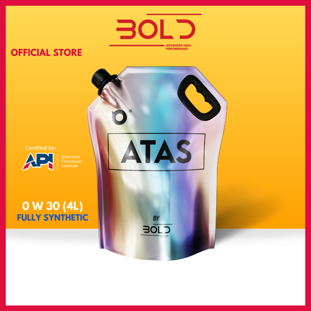 BOLD ATAS [ OSP + PAO ] 0w30 4L Top Grade API SP Fully Synthetic Engine Oil Car Minyak Hitam Enjin Kereta Honda Toyota