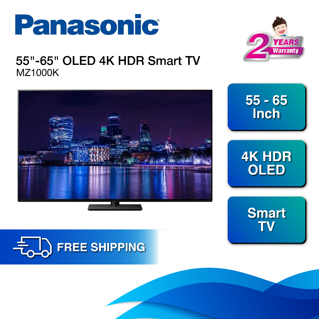 [𝐅𝐑𝐄𝐄 𝐃𝐄𝐋𝐈𝐕𝐄𝐑𝐘] Panasonic MZ1000 SERIES 55"&65" INCH 4K OLED TV HDR SMART TV Televisyen 电视机 (TH-55MZ1000K&TH-65MZ1000K)