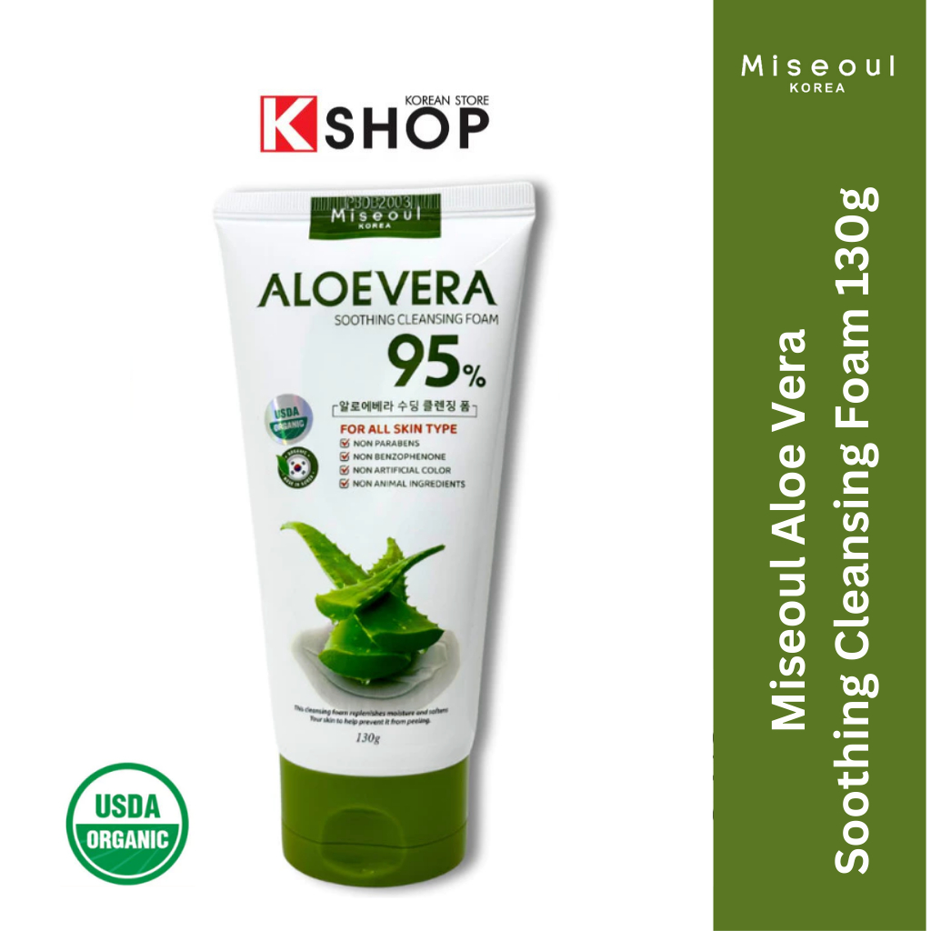 Miseoul Aloe Vera Soothing Cleansing Foam - EXP date: JUL 2028