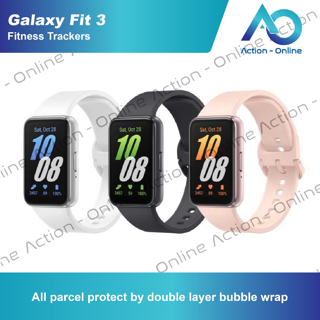 (100% Original) Samsung Galaxy Fit 3 (R390) Bluetooth Smartwatch with 1 Year Samsung Malaysia Warranty