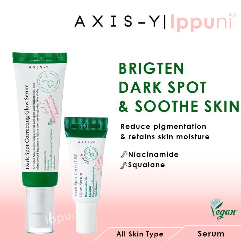 Axis-Y Dark Spot Correcting Glow Serum 1.5ml/5ml / 50ml / Mini Glow Set