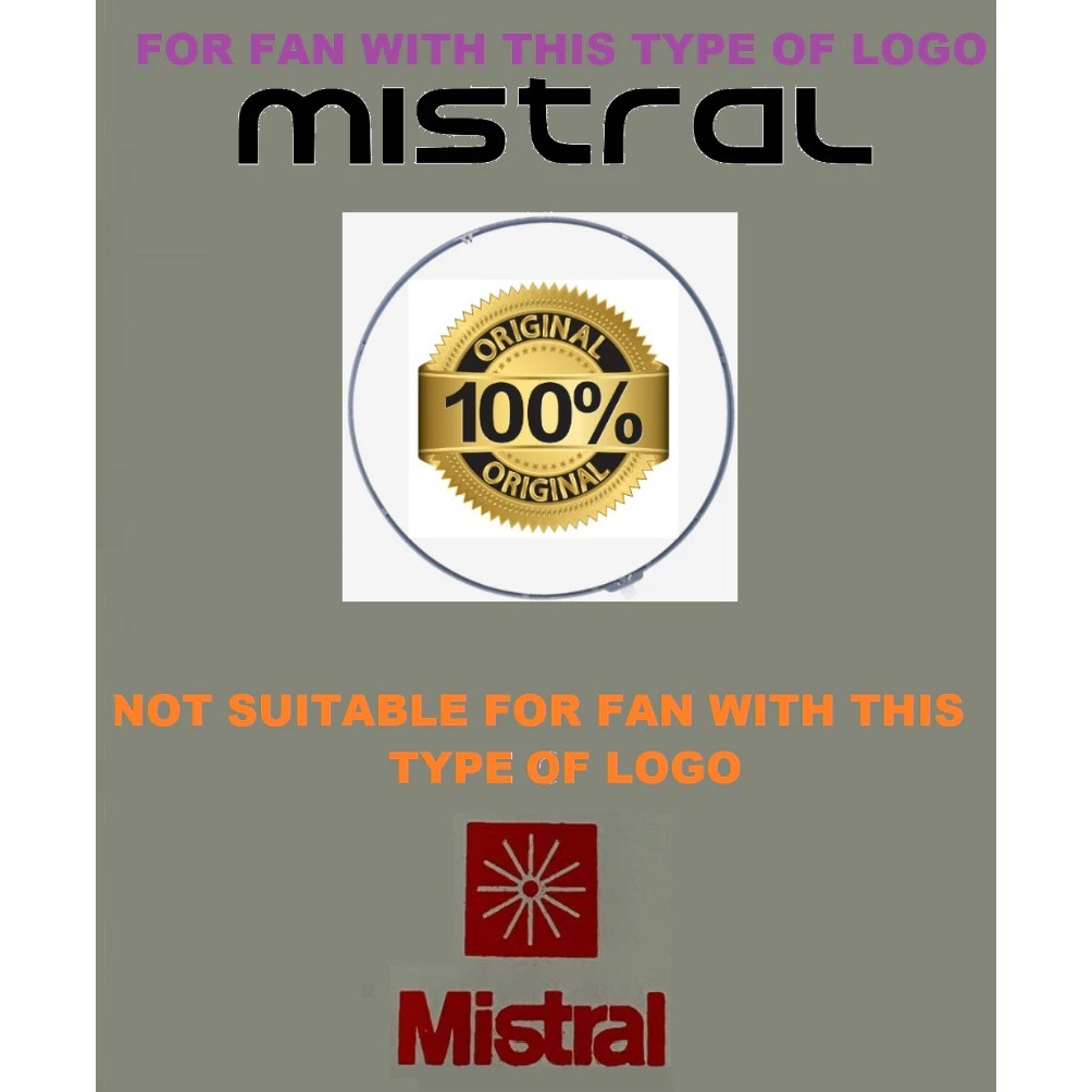 Original Mistral Auto Fan Stand Fan Table Fan Wall Fan Guard Ring (For Various Models)