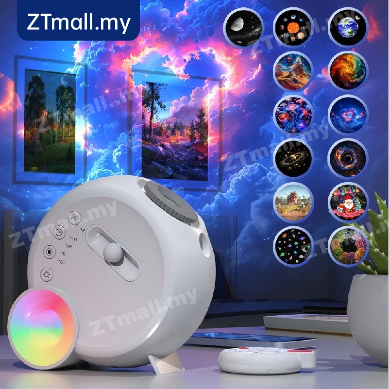 Star Projector Galaxy Night Light For Bedroom 13 Films Home Planetarium Starry Night Ceiling Projector for Home Decor