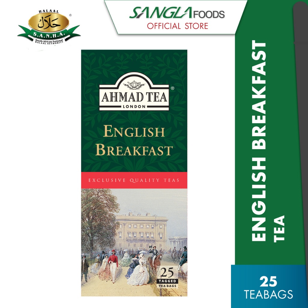 Ahmad Tea English Breakfast 25 Teabags (Halal Certified)