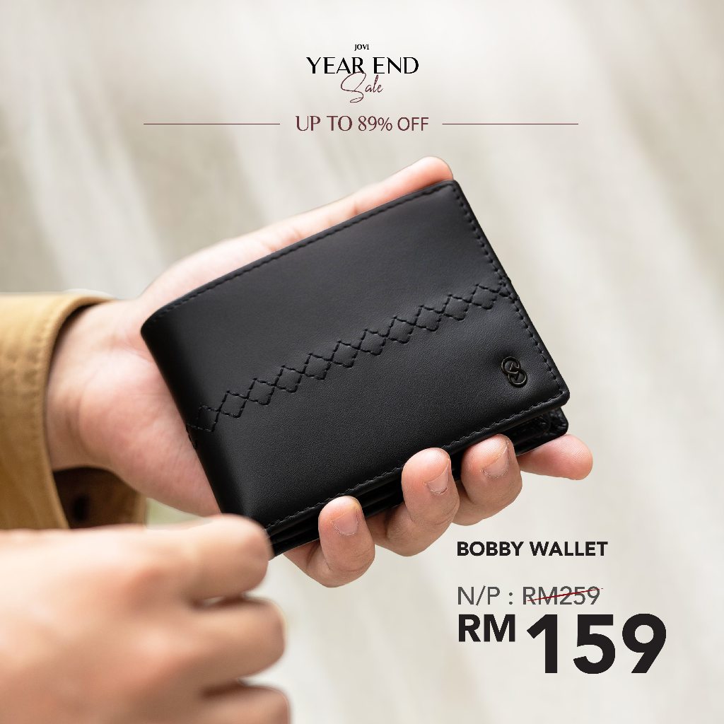 [YES2024] JOVI BOBBY Wallet - Free Name Engraving + 6 Months Warranty