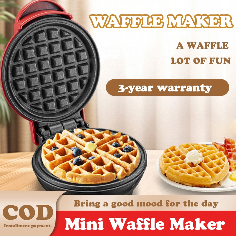 Electric Waffles Maker Breakfast Waffle Machine Portable Egg Cake Machine Mini Waffle Pot 华夫饼