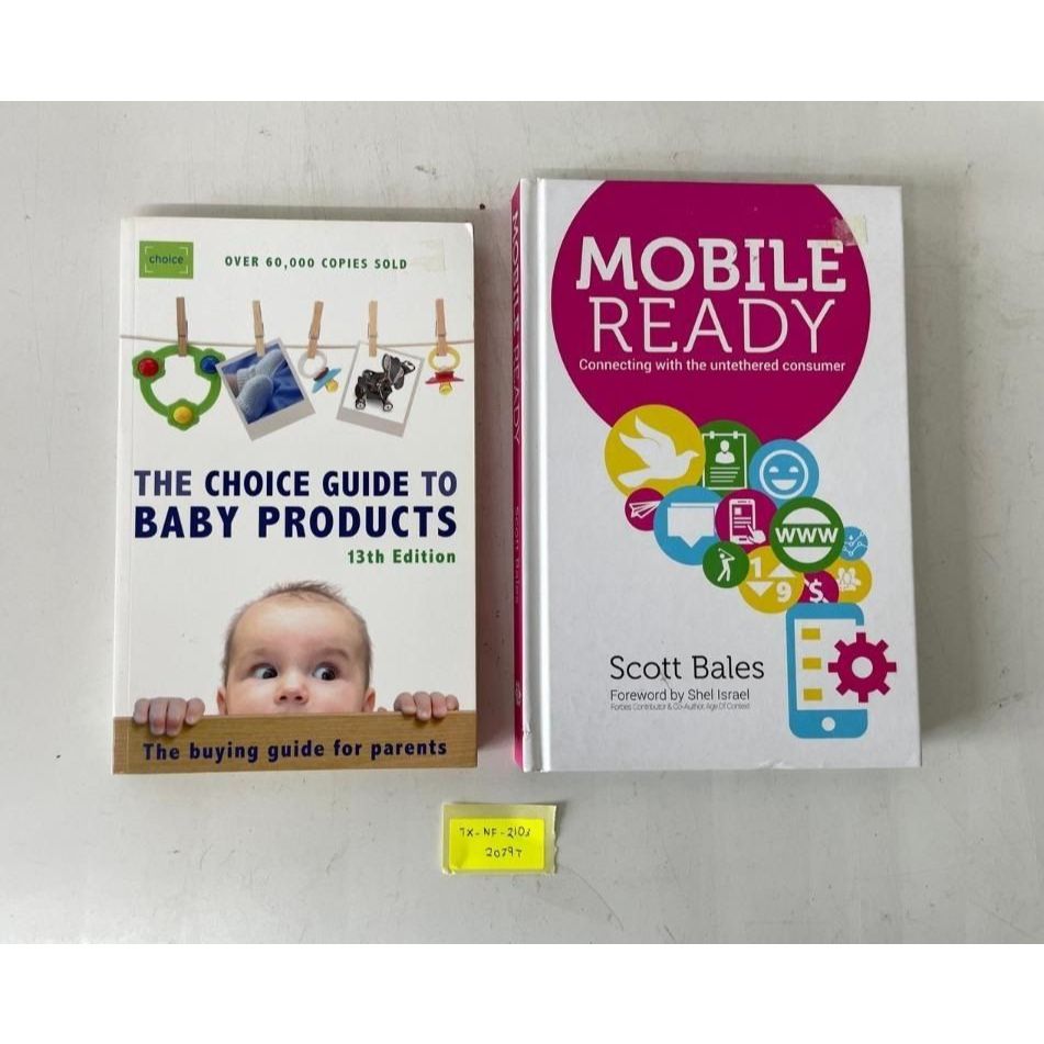 2-IN-1 Bundle 《Preloved》The Choice Guide To Baby Products + Mobile Ready (TX-NF-2103-2079T)