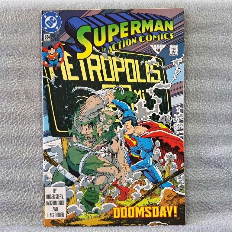 Superman: Action Comics #684 (DC Comics) Roger Stern, Jackson Guice (Key Issue)