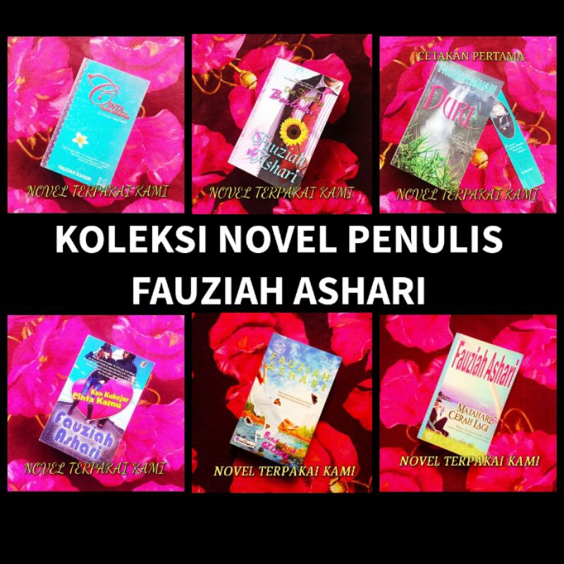 KOLEKSI NOVEL PENULIS FAUZIAH ASHARI | INTENS IDEA | NOVEL TERPAKAI | NOVEL PRELOVED | OMBAK RINDU | USED NOVEL