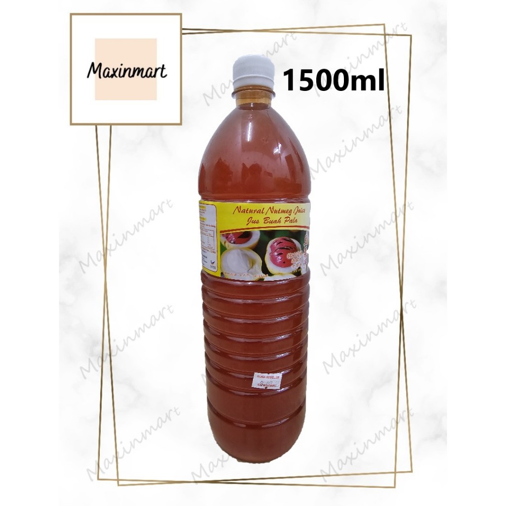 Nutmeg Concentrate syrup 1500ml Balik Pulau Penang Ghee Hup Nutmeg Factory