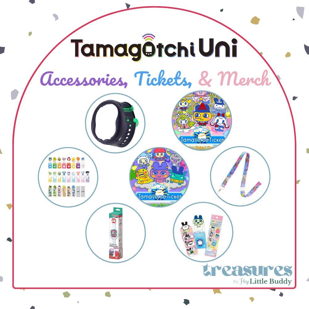 Bandai Tamagotchi Uni Merchandise Merch Accessories Strap Lanyard Screen Protector Faceplate Sanrio
