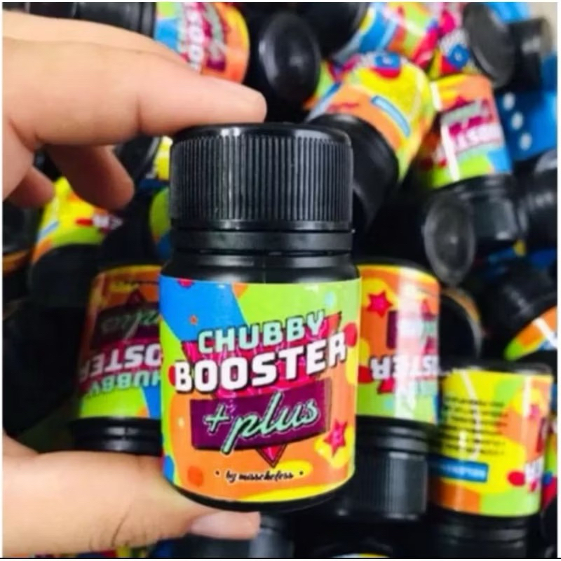 Ready Stock Chubby Booster vitamin (Gemuk) kuning oren