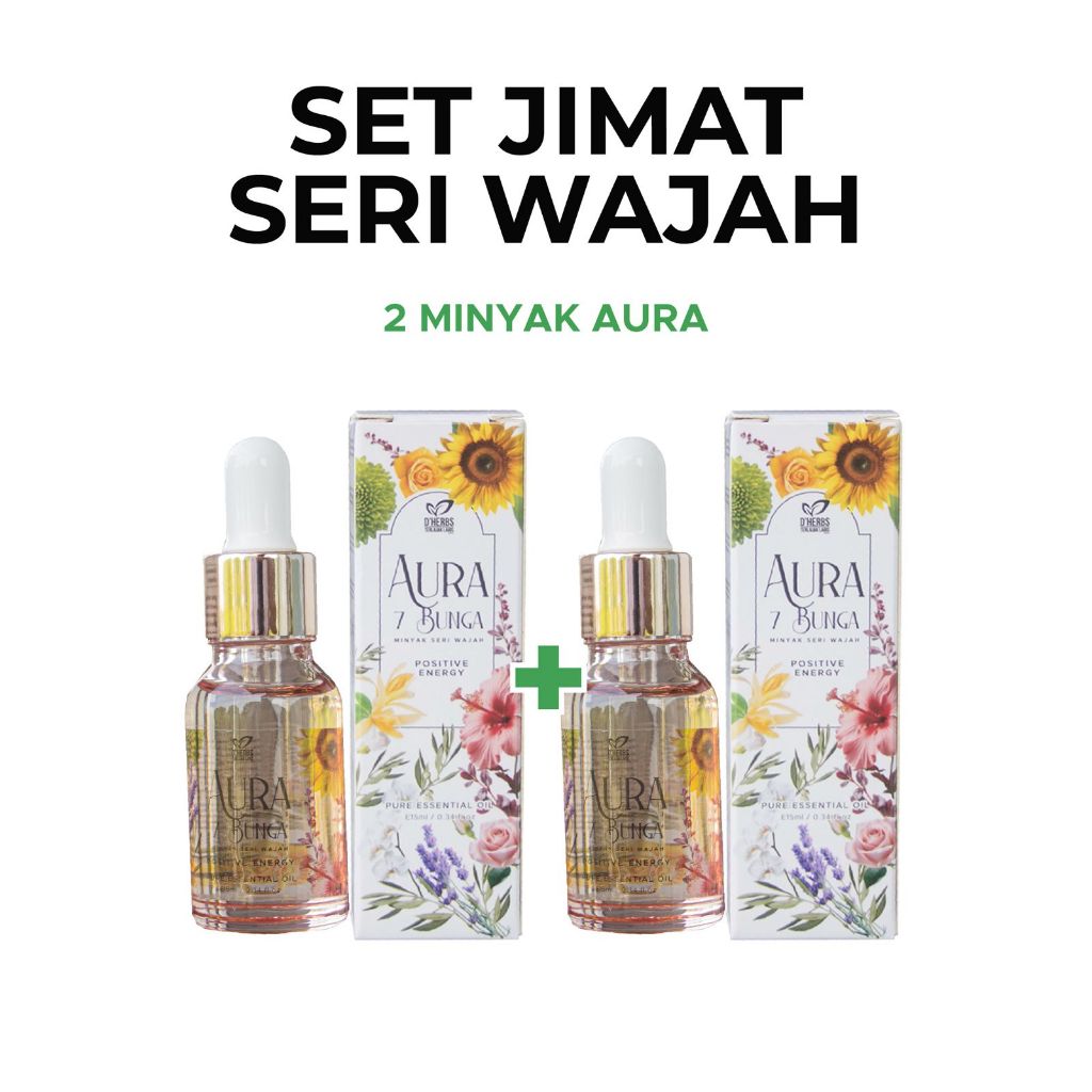 DHERBS MINYAK SERI WAJAH AURA 7 BUNGA
