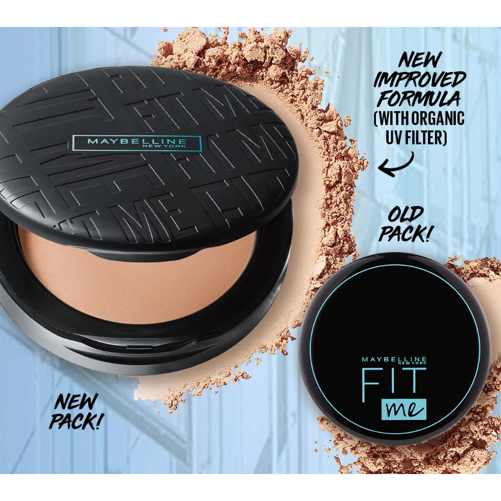 Maybelline Fit Me Compact Powder #112 Natural Ivory - SPF32, 16H Oil Control, Resist Humidity, Matte Powder
