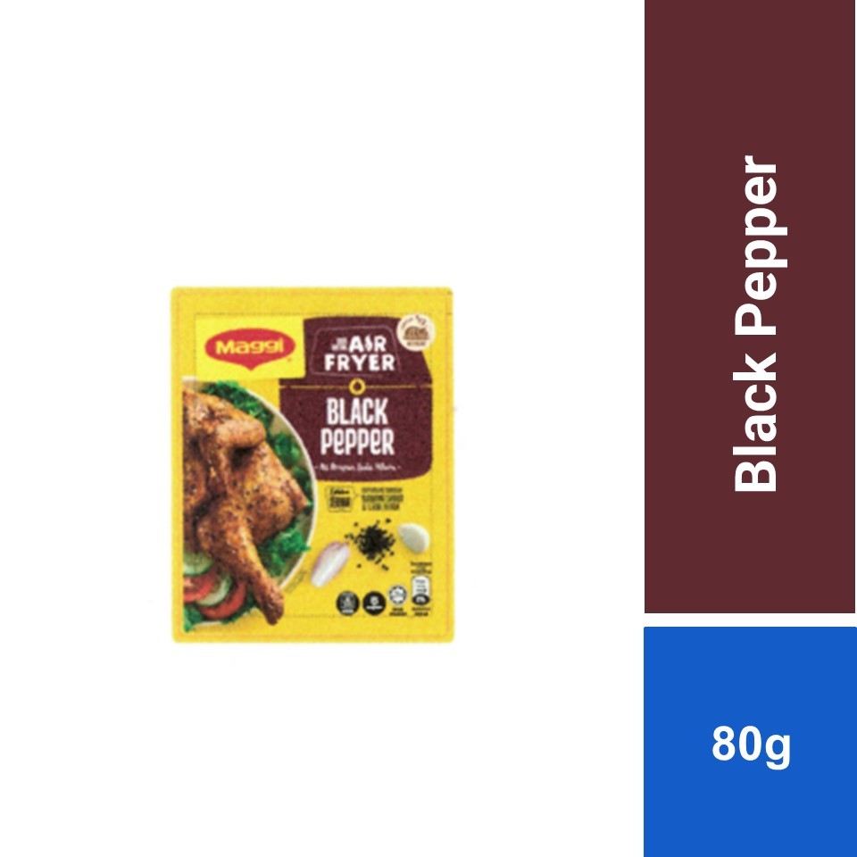 MAGGI� Pes Perapan Air Fryer Black Pepper 80g (Halal)