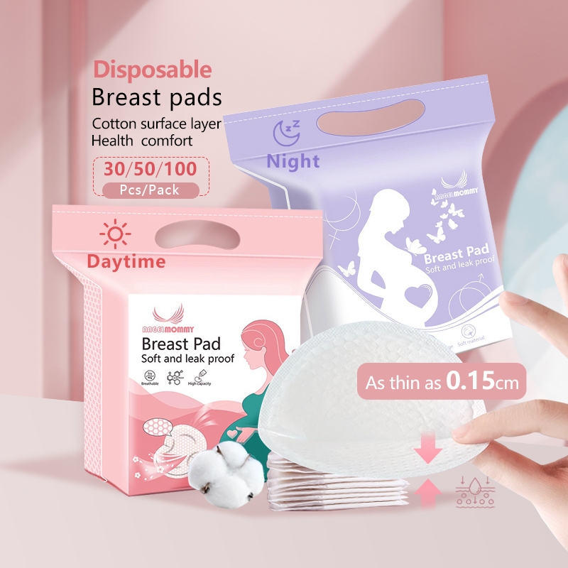 200 PCS  Breast Pad Disposable 150ml Absorption Anti-leak Nursing pad Breastpad Breathable Thin＆Light WAI100