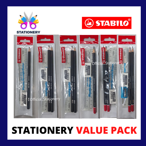 STABILO Stationery Set / Value Pack RM0.99 / Stationary Set (Jualan Lelong)
