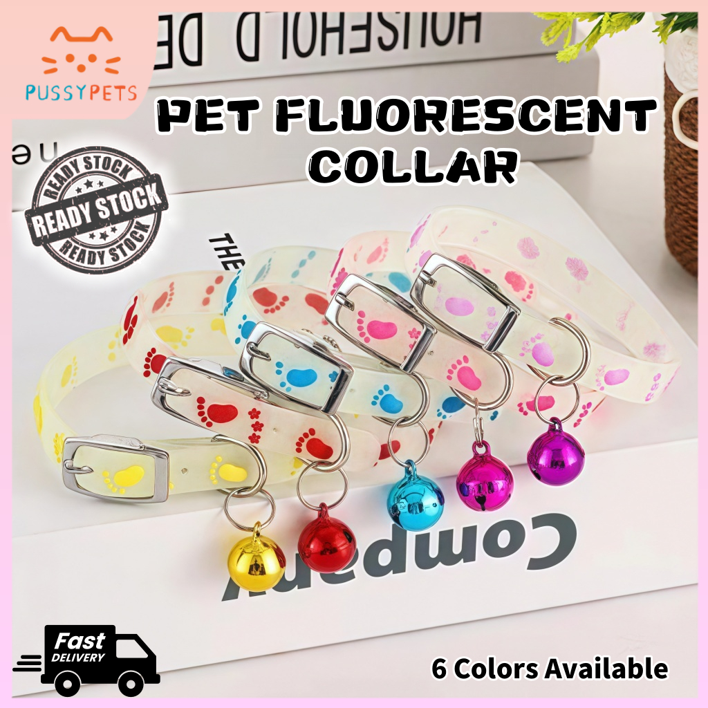 COCOPET Dog Cat Collar Night Safety Flashing Glow Luminous Fluorescent Collar In The Dark Dog Leash Dogs