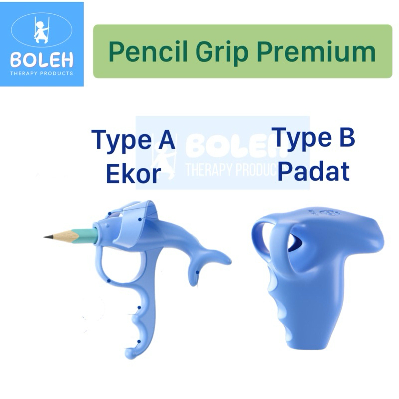 BOLEH Pencil Grip Premium, Pencil Holder, Pemegang Pensel Premium,  Silicon Tulen Pencil Grip, Pencil Grip For Kids