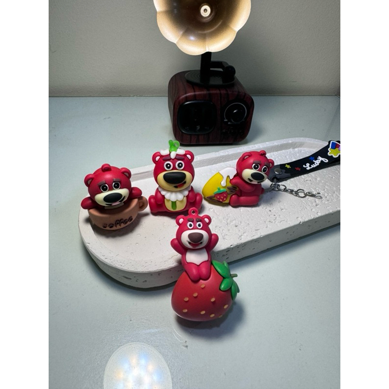 (Ready Stock ) (Free Keychain) Disney Lotso Bear High Quality PVC Keychain / Soft Rubber Keychain