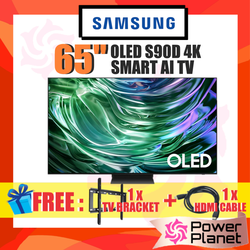 [FREE TV BRACKET & HDMI CABLE] Samsung 65" OLED S90D 4K Smart AI TV QA65S90DAKXXM UHD Ultra HD / 55'' QA55S85FAEXXM S85F