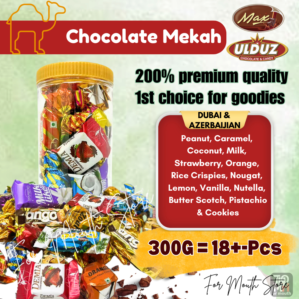 300gm ULDUZ MAX Chocolate Arab Campur Coklat Murah Chocolate Viral Choclate Cokelat Viral Assorted C