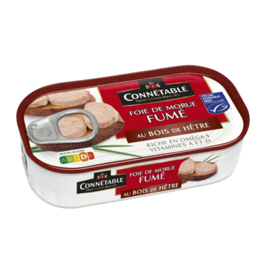 Connétable Smoked Cod Liver 121gr